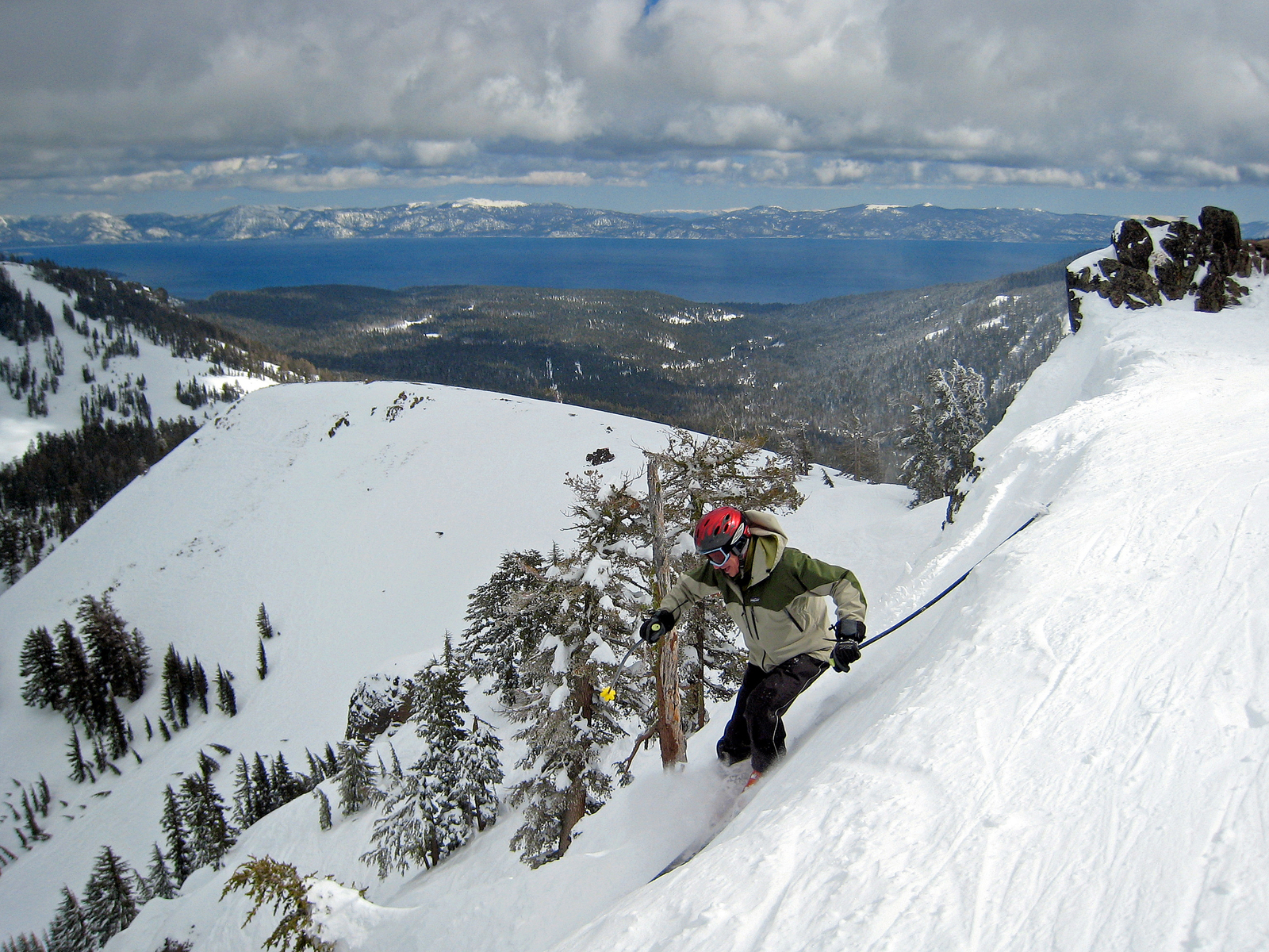 skiing Squaw Valley, Lake Tahoe, California