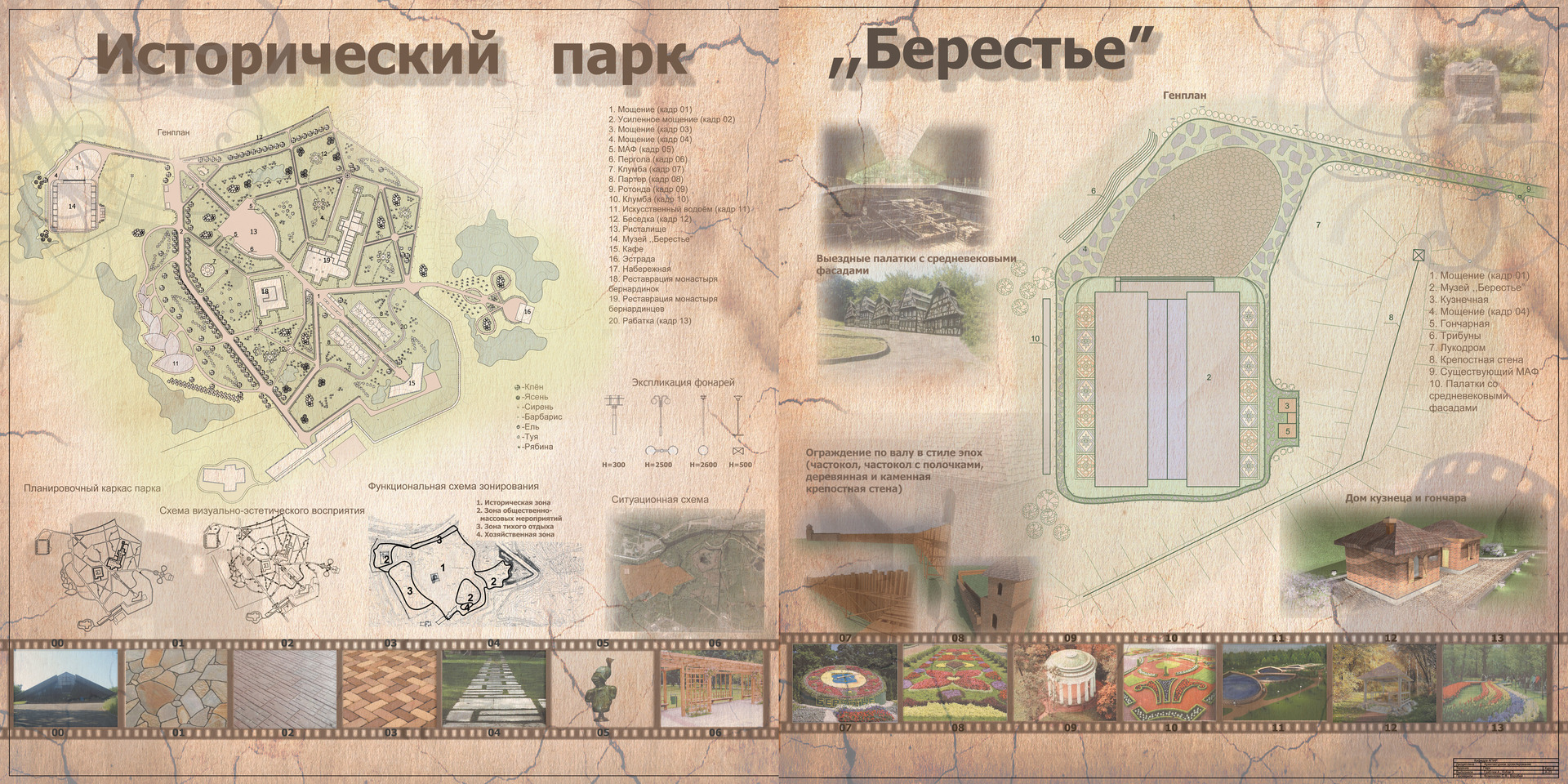 Схема парка белоусова в туле